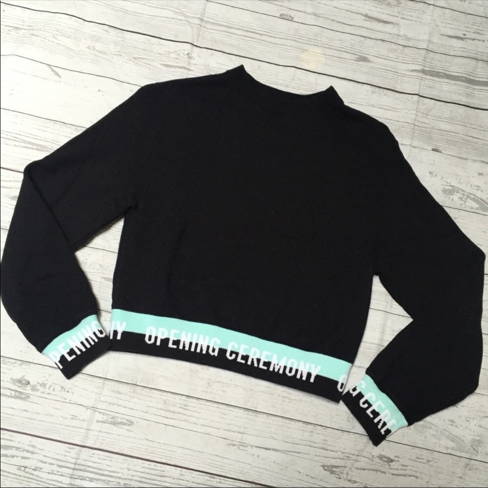 Opening Ceremony Crop Top Sweatshirt NWOT